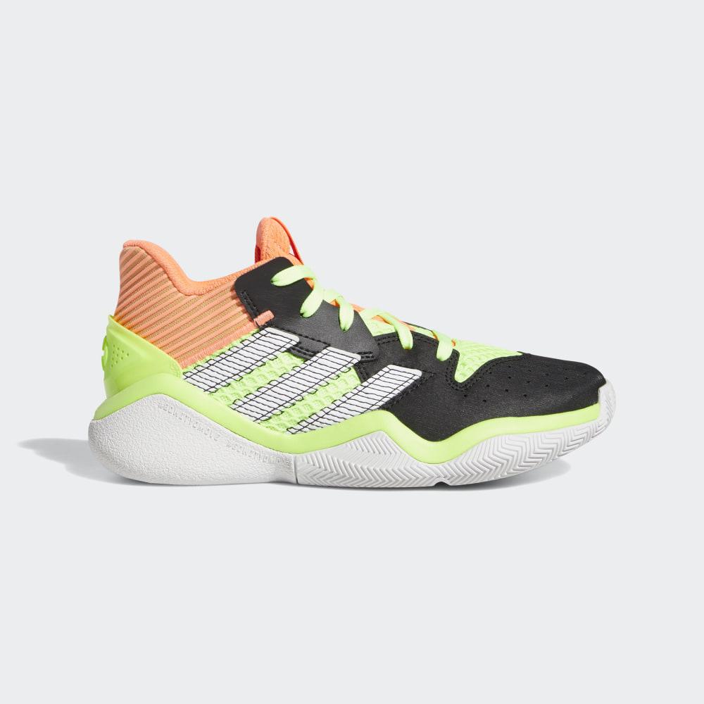 Adidasi Baschet Adidas Harden Stepback Baieti Romania - Negrii/Corai/Gri EH2769